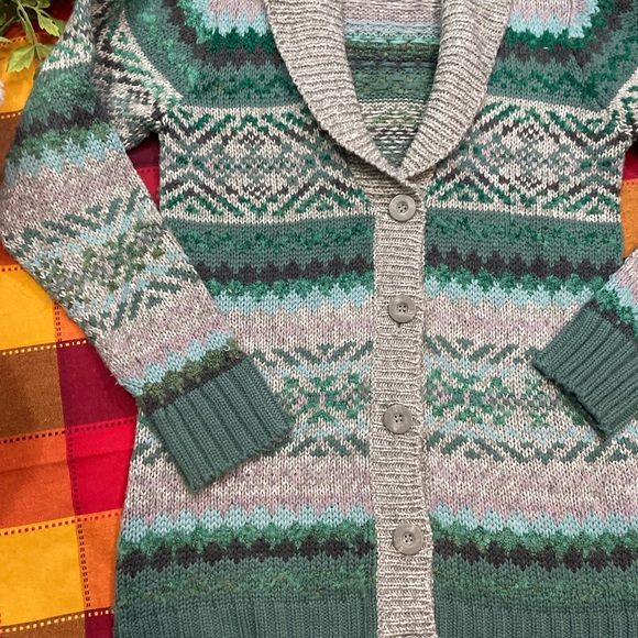 Maurices Green button down sweater - Picture 3 of 13